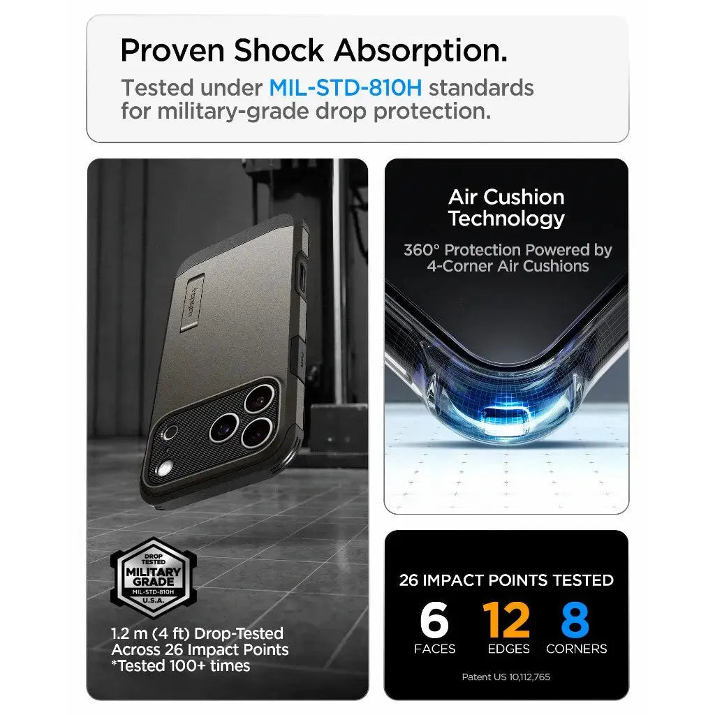 iPhone 18 Pro Case / iPhone 17 Pro Case 6.3" Tough Armor T Magfit Spigen Singapore Singapore