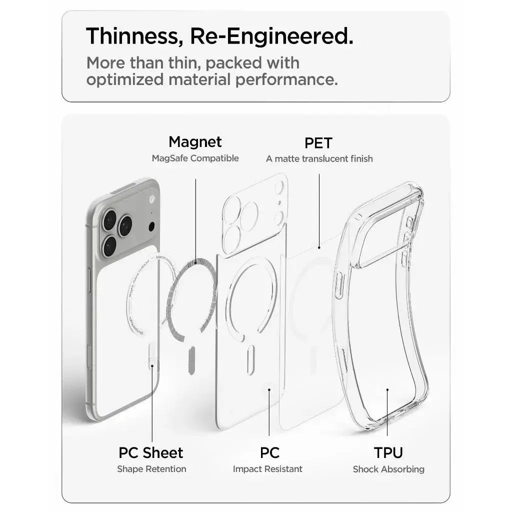 iPhone 18 Pro Case / iPhone 17 Pro Case 6.3" Ultra Hybrid MagFit Frost Spigen Singapore Singapore