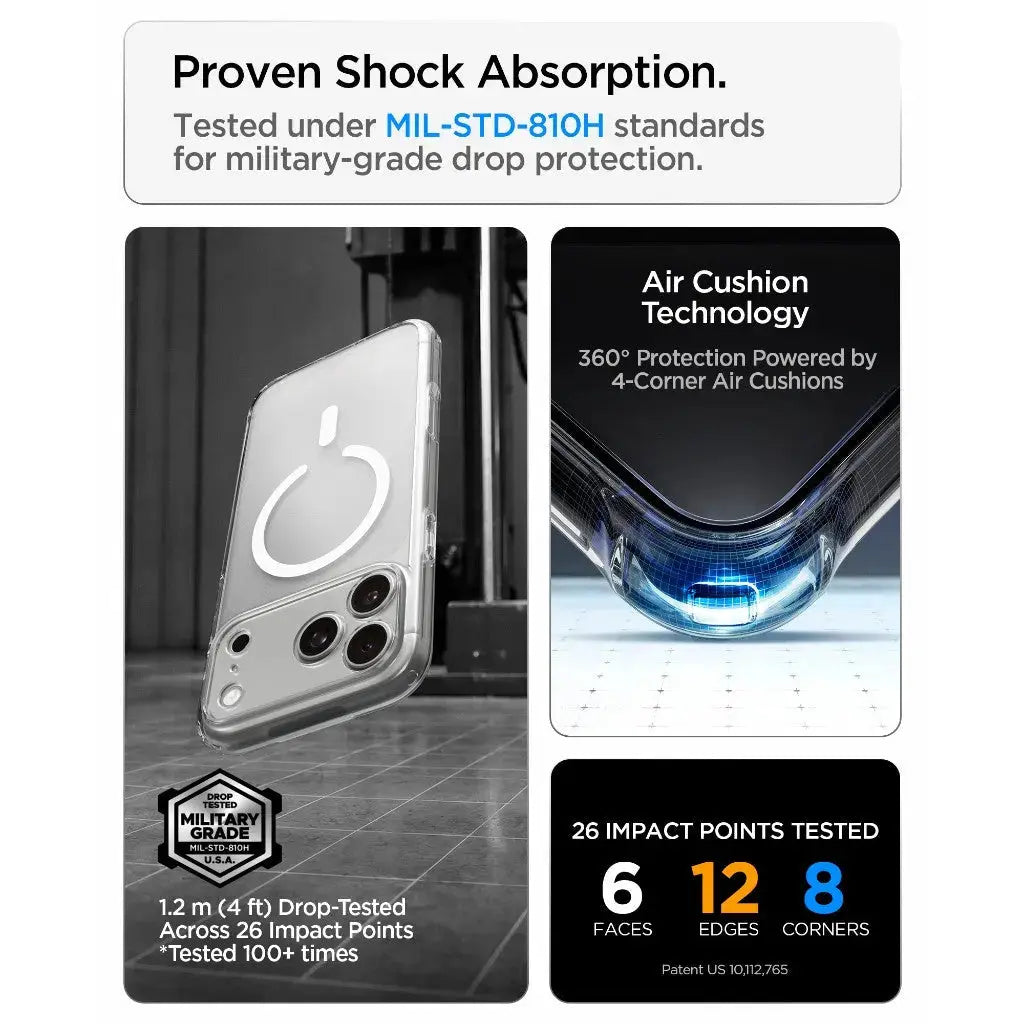 iPhone 18 Pro Case / iPhone 17 Pro Case 6.3" Ultra Hybrid MagFit Frost Spigen Singapore Singapore