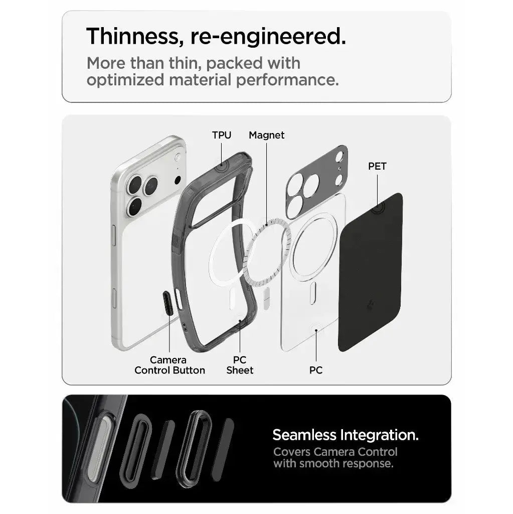 iPhone 18 Pro Case / iPhone 17 Pro Case 6.3" Ultra Hybrid T MagFit Spigen Singapore Singapore