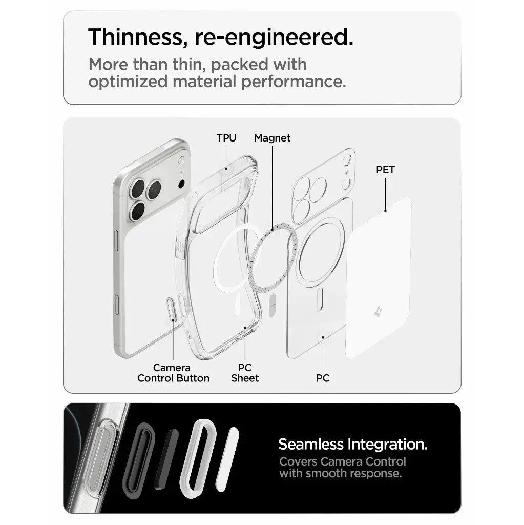 iPhone 18 Pro Max Case / iPhone 17 Pro Max Case 6.9" Ultra Hybrid T MagFit Spigen Singapore Singapore