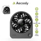 Aecooly Mini Portable Desk Fan USB Table Fan 4 Speeds Rechargeable 180° Adjustable Battery Powered Tech House Singapore