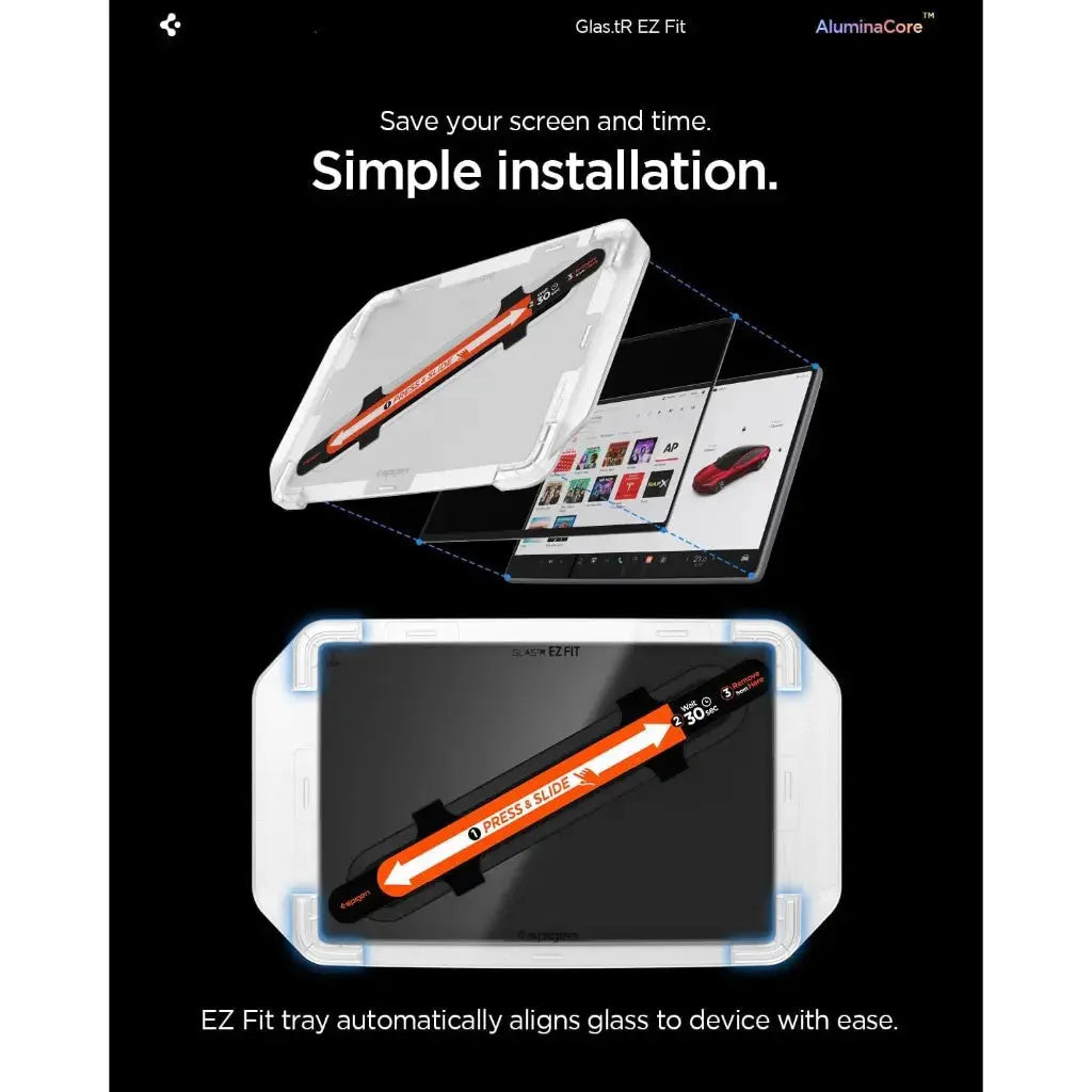 Spigen Tesla Model Y Juniper (2026) 16-inch Screen Protector EZ Fit Spigen Singapore Singapore