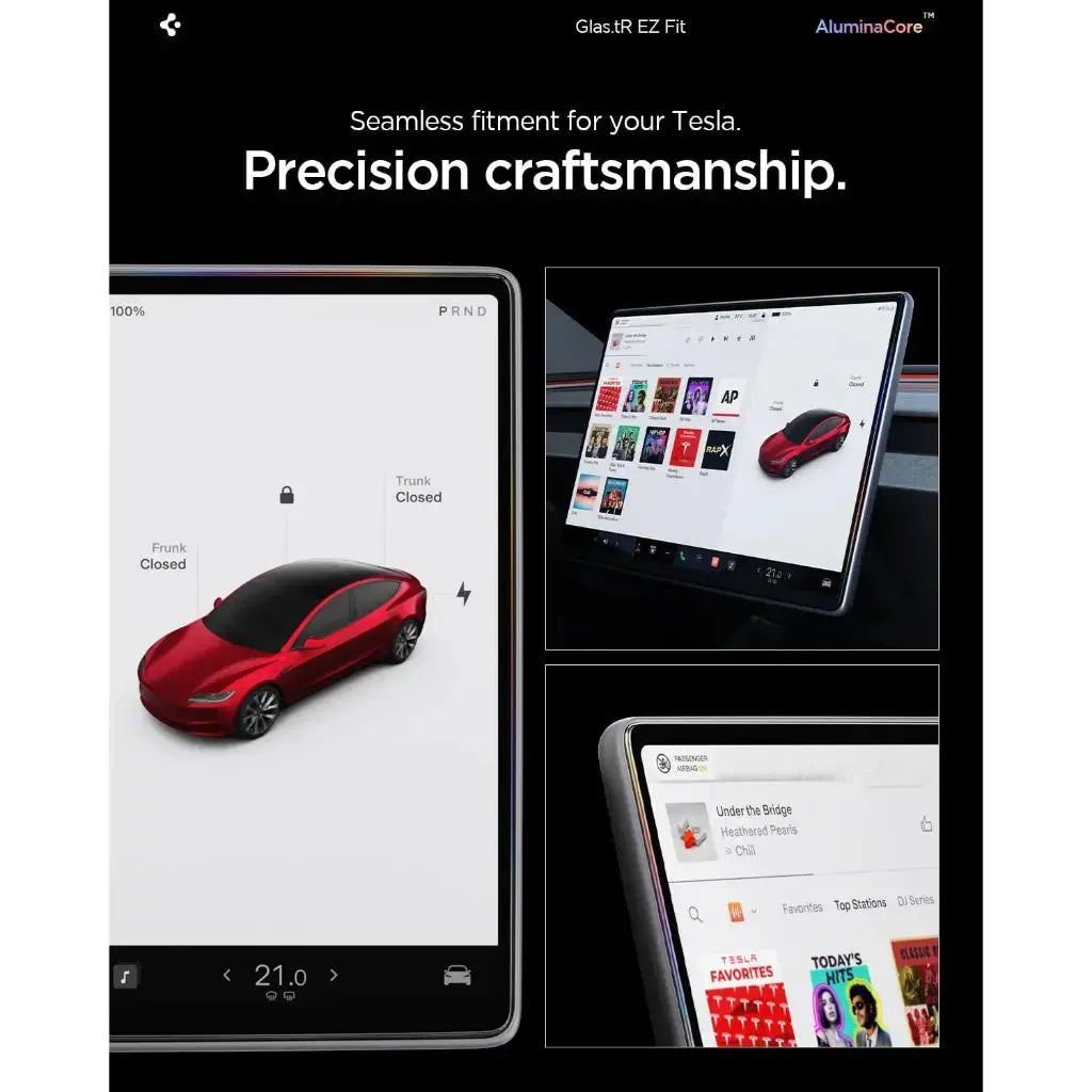 Spigen Tesla Model Y Juniper (2026) 16-inch Screen Protector EZ Fit Spigen Singapore Singapore