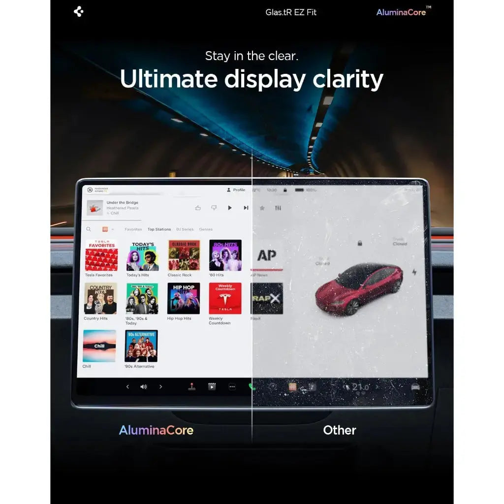 Spigen Tesla Model Y Juniper (2026) 16-inch Screen Protector EZ Fit Spigen Singapore Singapore