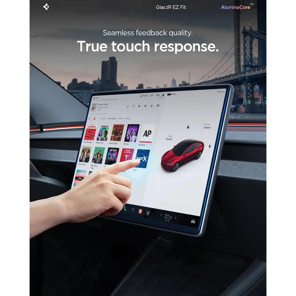 Spigen Tesla Model Y Juniper (2026) 16-inch Screen Protector EZ Fit Spigen Singapore Singapore