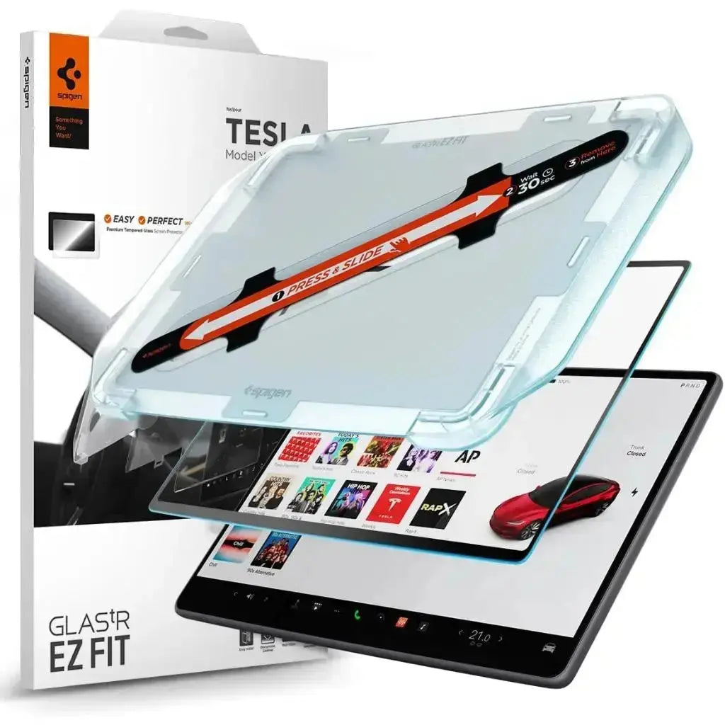 Spigen Tesla Model Y Juniper (2026) 16-inch Screen Protector EZ Fit Spigen Singapore Singapore