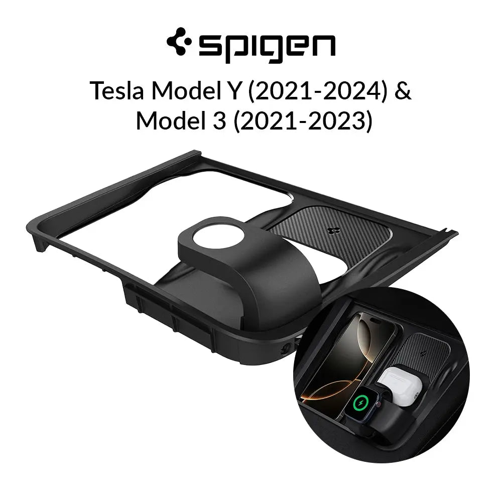 Tesla Model Y (2021-2024) & Model 3 (2021-2023) 3-in-1 Organizer Mount Spigen Singapore Singapore