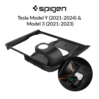 Tesla Model Y (2021-2024) & Model 3 (2021-2023) 3-in-1 Organizer Mount Spigen Singapore Singapore