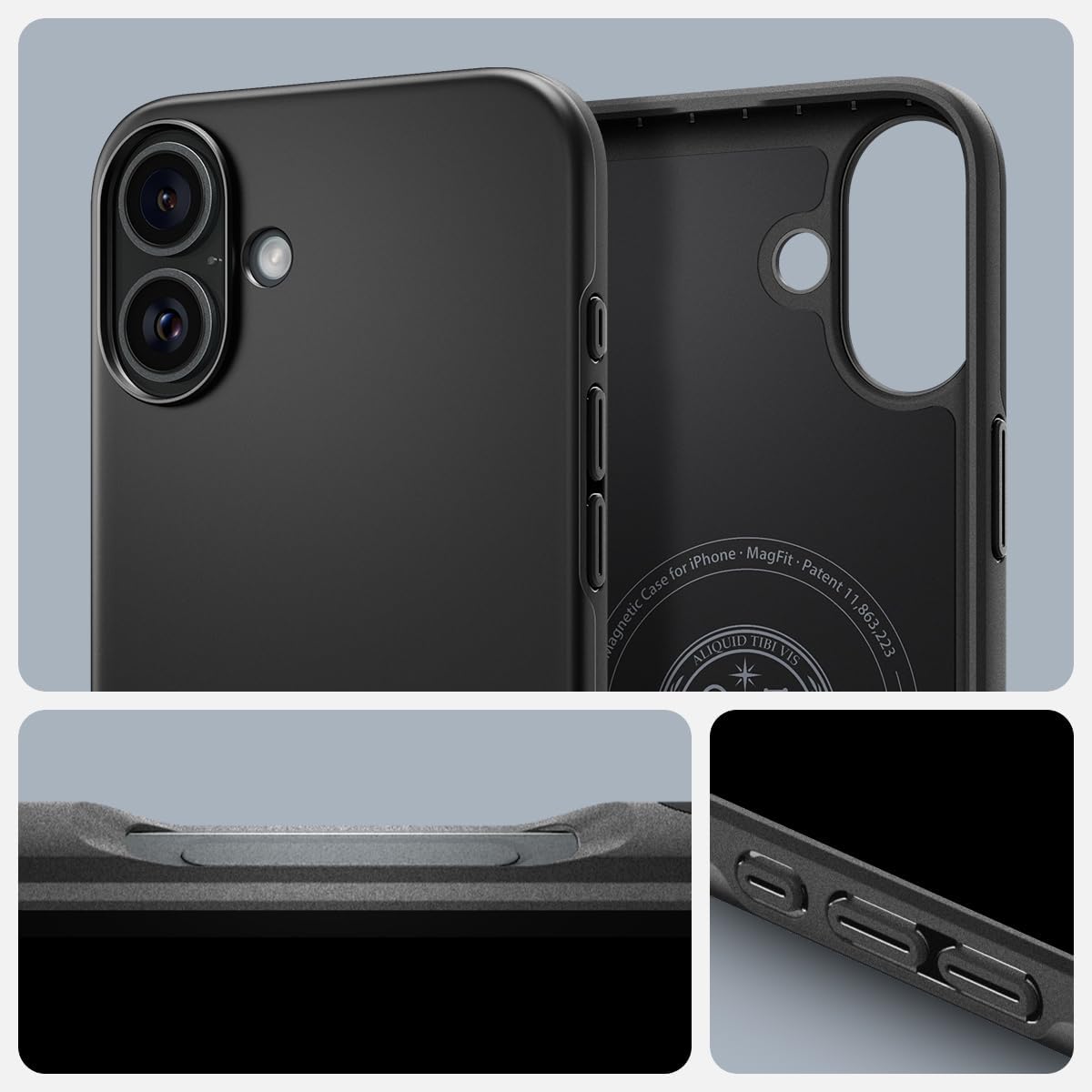 Spigen iPhone 16 Plus Case Thin Fit Magfit Spigen