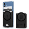Valentinus MagFit+ Magnetic Card Holder For Samsung Z Fold 7 / Samsung S26 / iPhone - Black