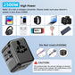 77digi 100W 3 Type-C + 2 USB Travel Adapter WWA100 77digi Singapore