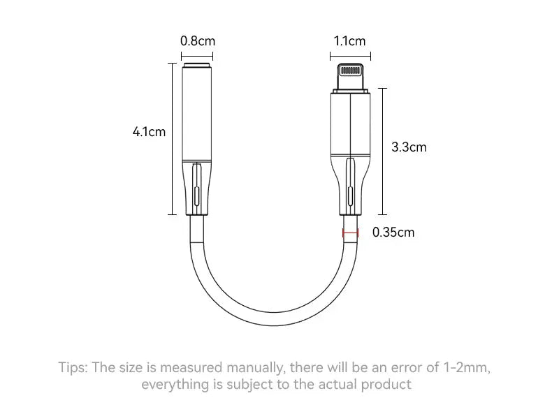 YESIDO Lightning to 3.5mm AUX Adapter YAU45 Yesido Singapore