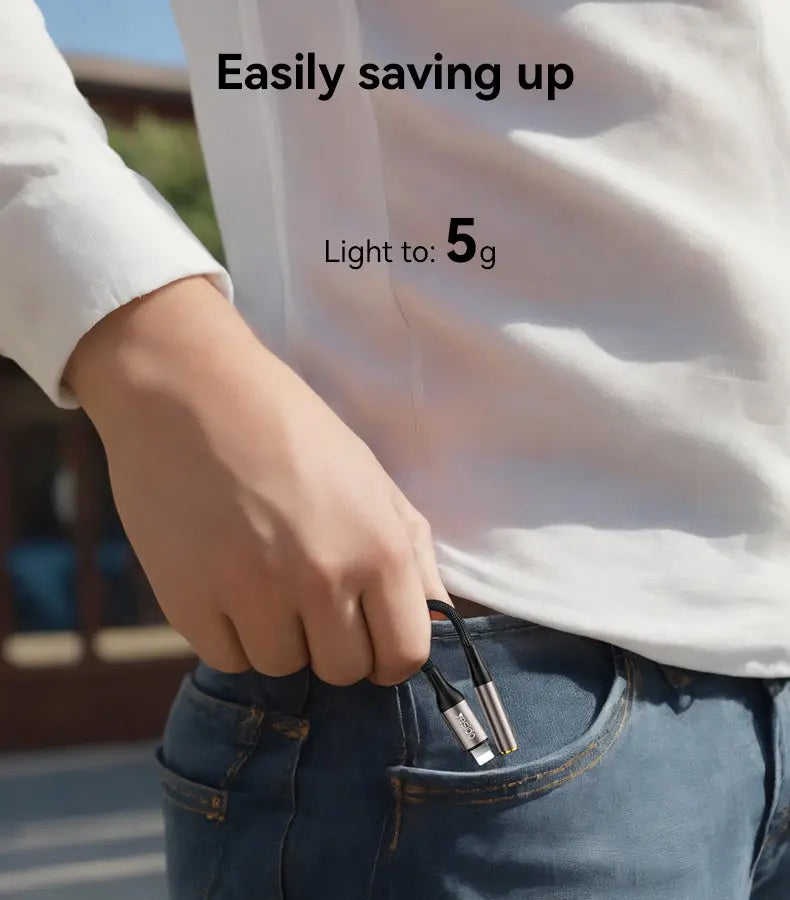 YESIDO Lightning to 3.5mm AUX Adapter YAU45 Yesido Singapore