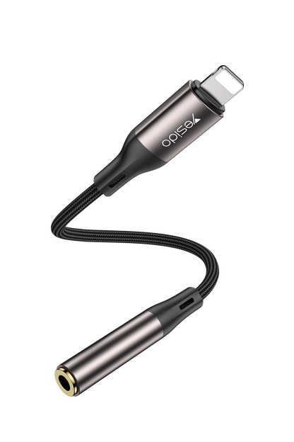 YESIDO Lightning to 3.5mm AUX Adapter YAU45 Yesido Singapore