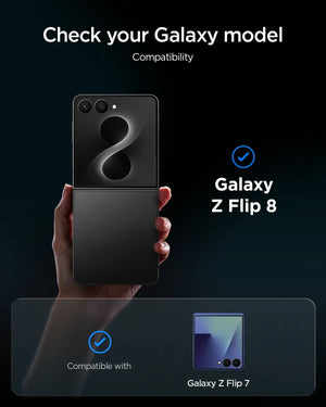 [2 Pack] Spigen Galaxy Z Flip 8 / 7 Tempered Glass Glas.tR EZ Fit HD Spigen Singapore Singapore