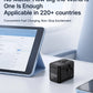 OLLOES GaN 100W Universal Travel Adapter with Extra US/EU Plug 3 x USB-C 1 x USB-A GaN Fast Charging Tech House Singapore