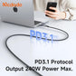 Mcdodo 2-in-1 USB-C to USB-C Cable 240W/140W Charging with (2M) Magnetic 3 Cable CA-0140 Tech House Singapore
