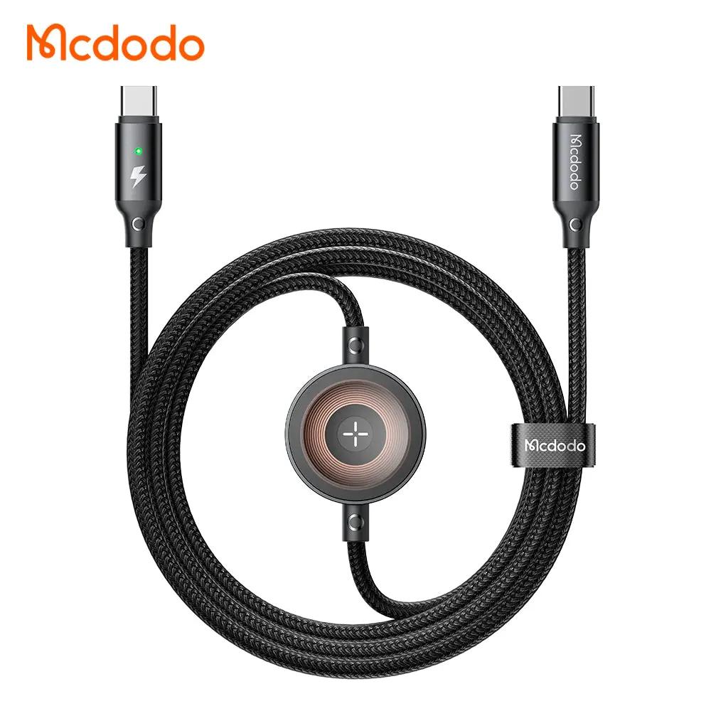 Mcdodo 2-in-1 USB-C to USB-C Cable 60W Fast Charging with Wireless Charger for Apple Watch (1.5M) CA-2580 Tech House Singapore