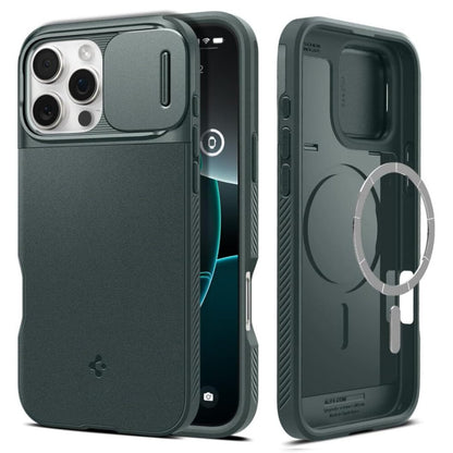 Spigen iPhone 16 Pro Max Case Optik Armor MagFit