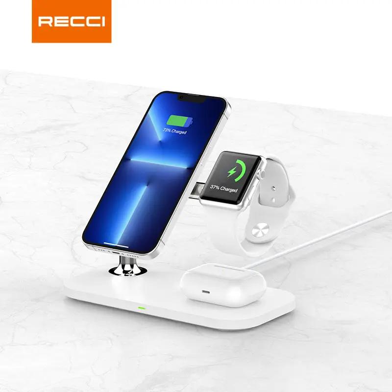 Recci 3 in 1 Magnetic Wireless Charger RCW-20 Tech House Singapore