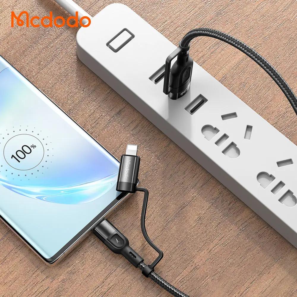 Mcdodo 4-in-1 Cable 60W Fast Charging (1.2M) CA-8070 Tech House Singapore