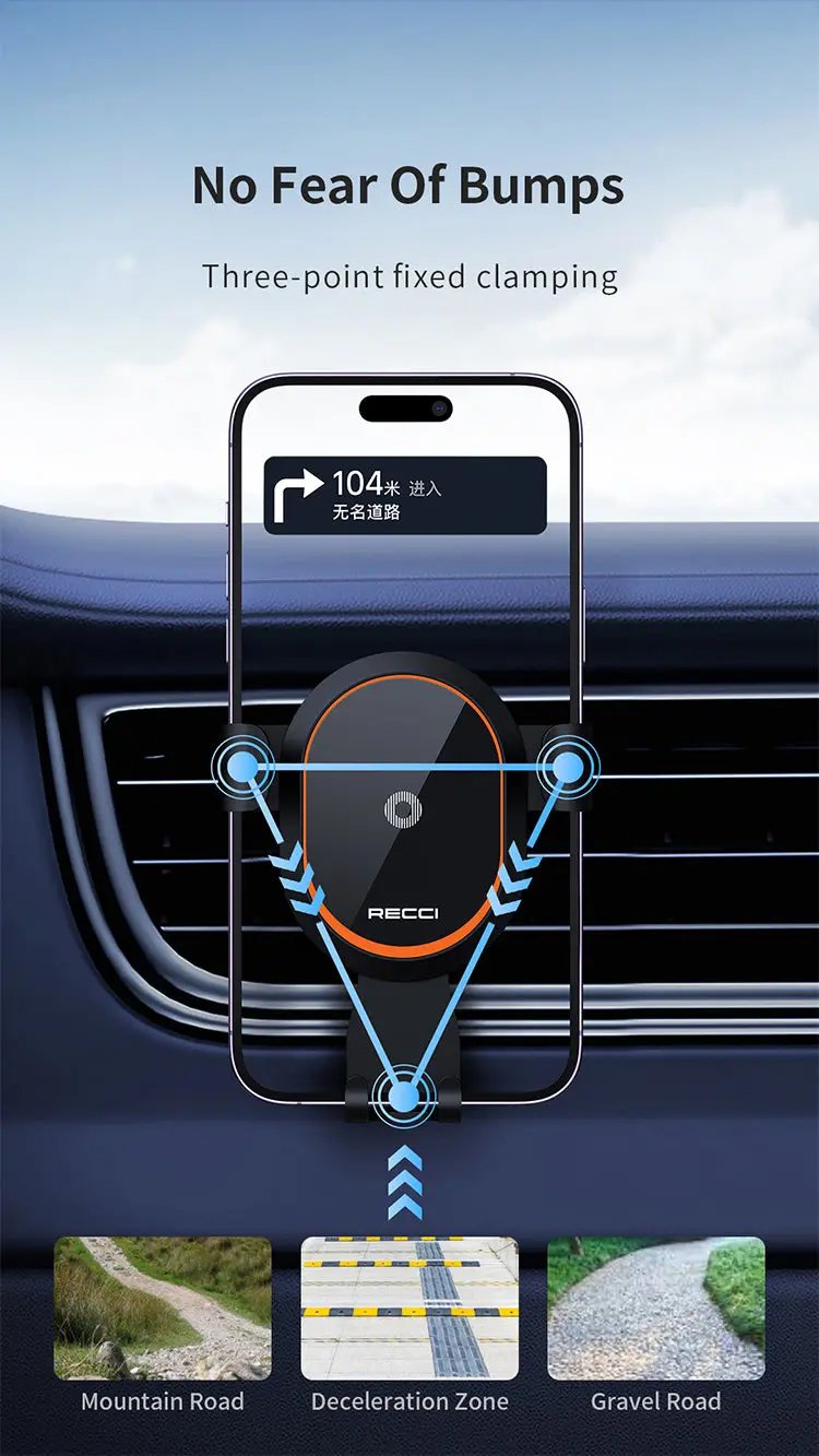 Recci Gravity Car Airvent Bracket Mount RHO-C26 Tech House Singapore