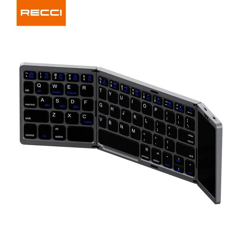 Recci Triple Folding Touch Pad Bluetooth Keyboard RCS-K01 Tech House Singapore
