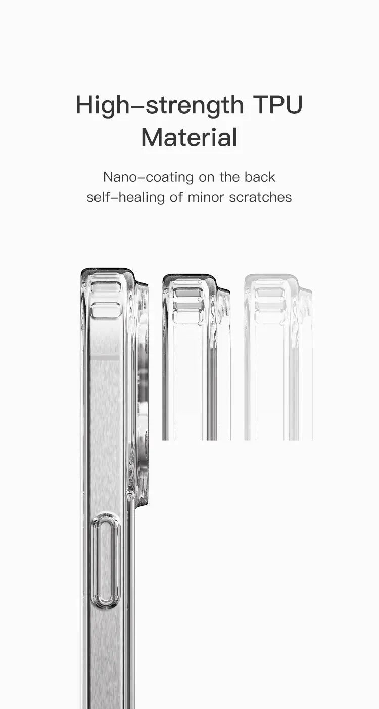 Recci iPhone15/ 15 Plus/15 Pro/15 Pro Max Crystal Clear Magnetic Case Tech House Singapore