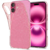 Spigen iPhone 16 Case Liquid Crystal Glitter - Rose Quartz