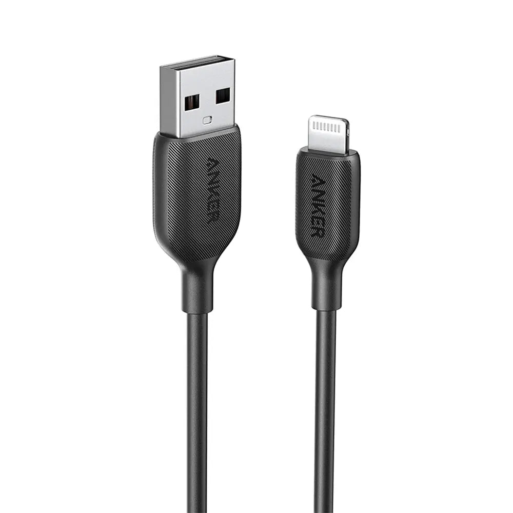 PowerLine III USB-A to Lightning Cable 3ft/0.9m Fast Charging Cable A8812 Tech House