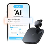 Soundcore Work Coin-Sized Wearable AI Note Taker 8GB MFi-Certified Voice Recorder D3200 Tech House Singapore