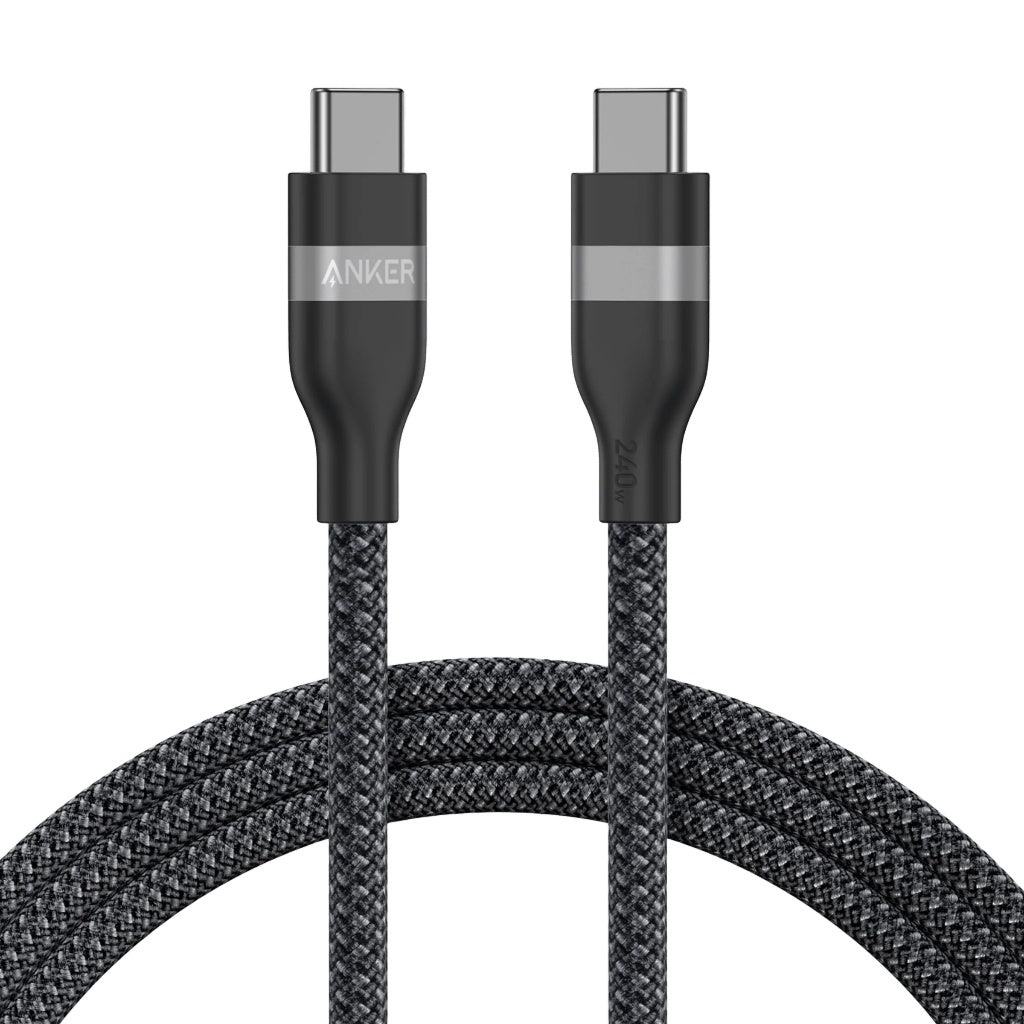 Anker USB C to USB C Cable 240W Upcycled-Braided Fast Charging Cable (3ft / 6ft) A82E2 Anker