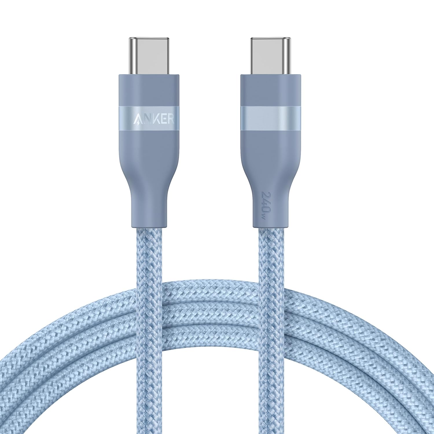 Anker USB C to USB C Cable 240W Upcycled-Braided Fast Charging Cable (3ft / 6ft) A82E2 Anker