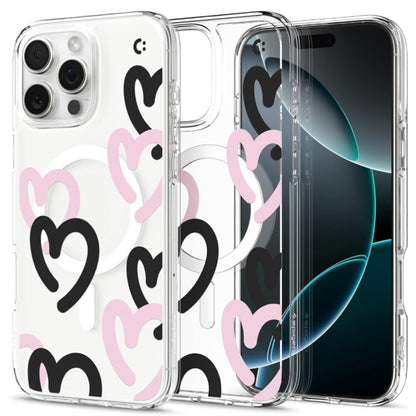 Spigen iPhone 16 Pro Max Case Ultra Hybrid MagFit Hearts