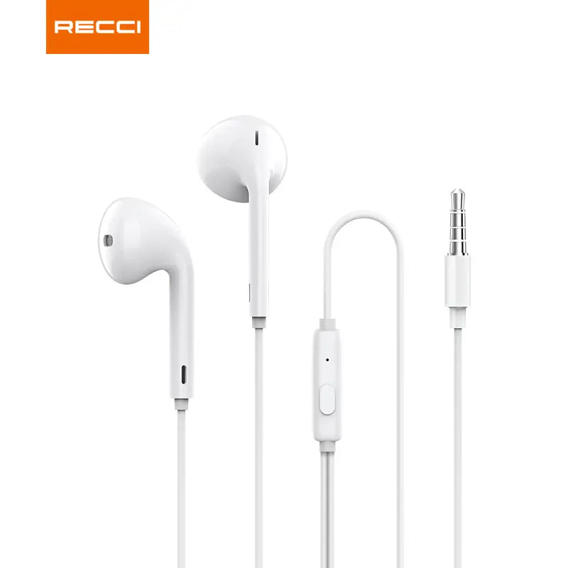 Recci 3.5mm Wired Earpiece REP-L15 Tech House Singapore
