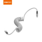 Recci USB C to C Cable PD 65W 1.8M Spring Coil Cable RS25CC Tech House Singapore