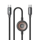 Mcdodo 2-in-1 USB-C to USB-C Cable 60W Fast Charging with Wireless Charger for Apple Watch (1.5M) CA-2580 Tech House Singapore