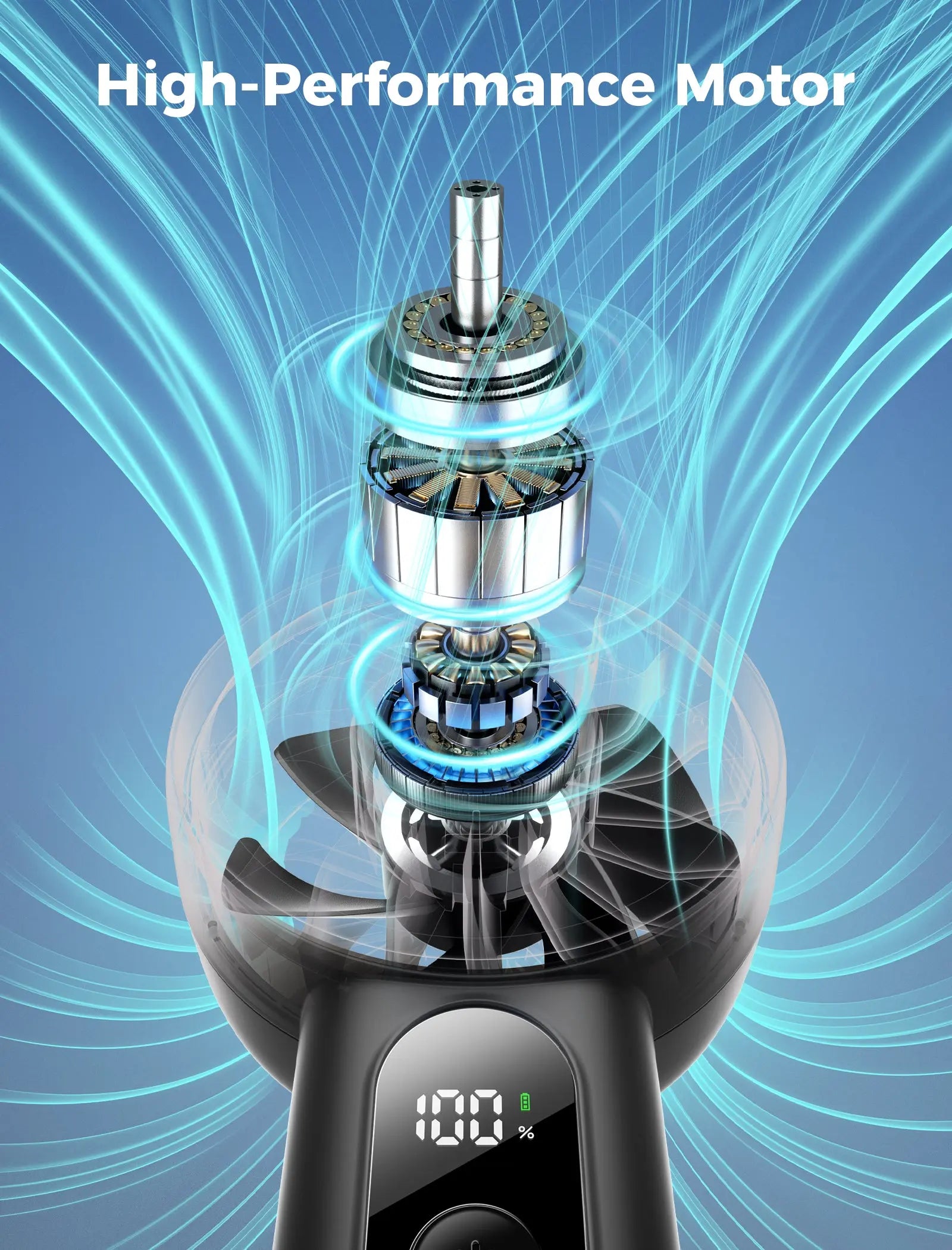 Aecooly Portable Handheld Fan Halo 03 | Portable USB Rechargeable Fan | Strong Wind | Lightweight Fan Tech House Singapore