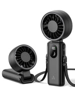 Aecooly Portable 3 In 1 Handheld Fan Halo 04 | Portable USB Rechargeable Fan | Strong Wind | Multi-Use Fan Tech House Singapore