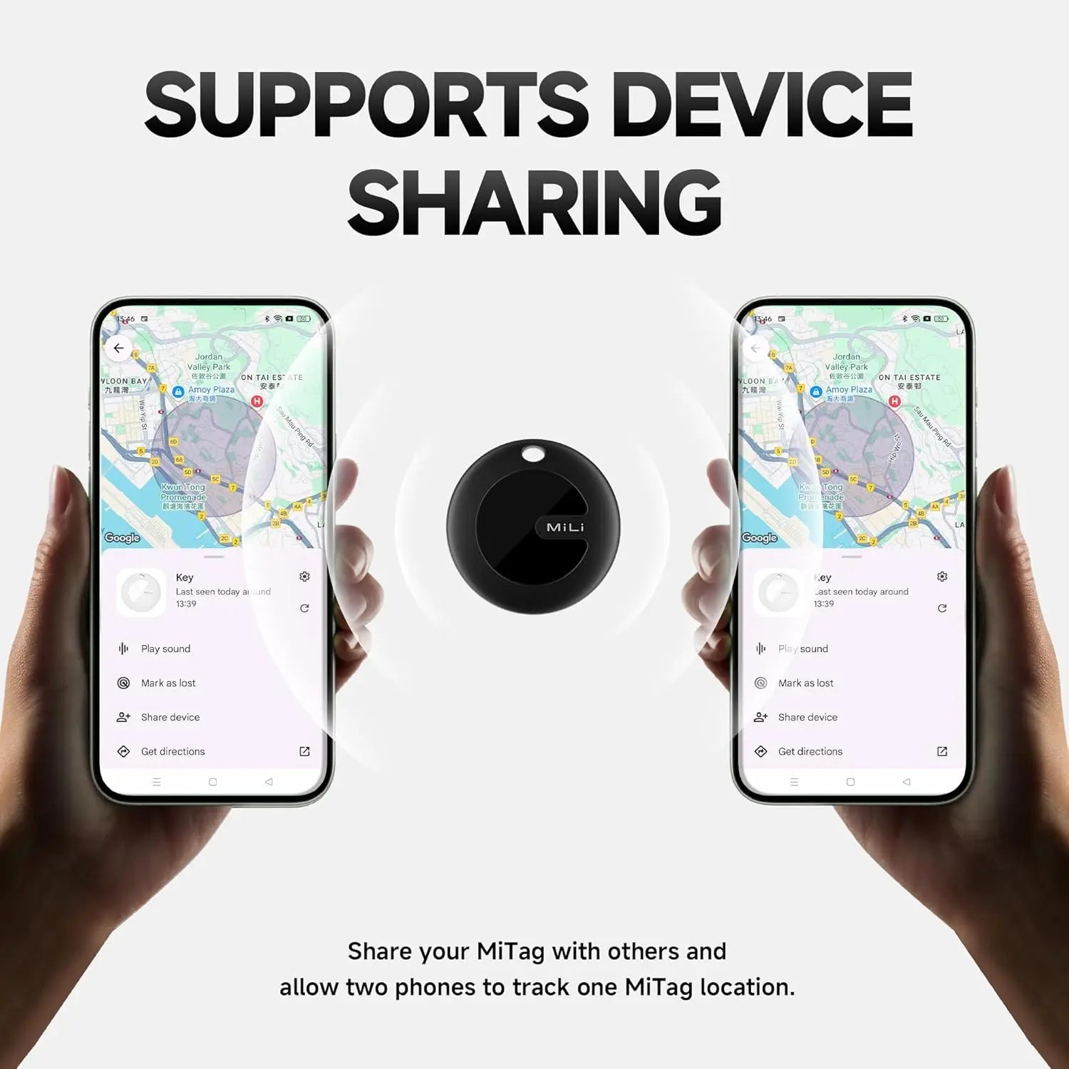 MiLi MiTag Bluetooth Item Finder (IOS & Android Compatible) Key Finder, Luggage Locator, Pet Position and more (HD-P16) MiLi Singapore