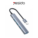 YESIDO 4 in 1 Functional USB Hub Adapter HB18 Tech House Singapore