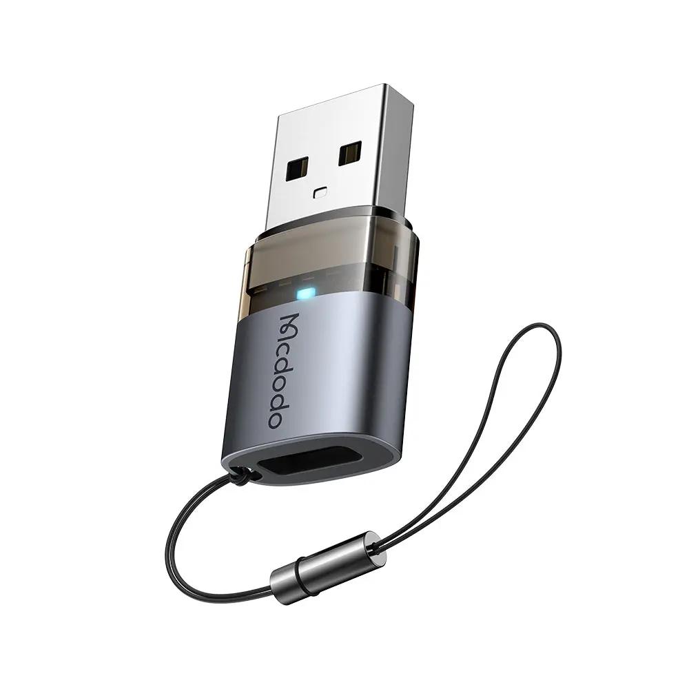Mcdodo USB-C to USB-A 3.0 Fast 5Gbps Data Transfer Adapter with Indicator Lights and Lanyard OT-7580 Tech House Singapore