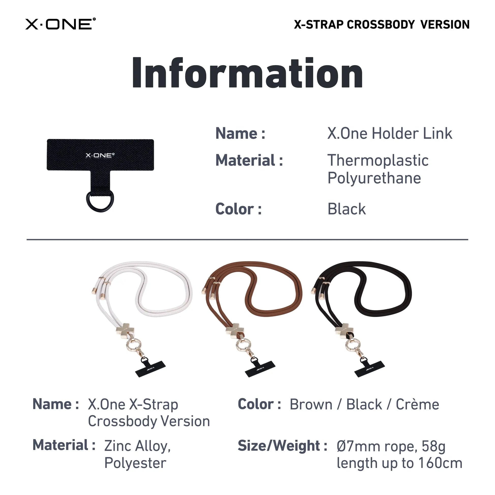 X-One X Strap Crossbody Version Shoulder Strap Tech House Singapore