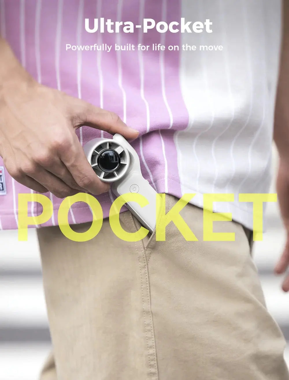 Aecooly Portable Handheld Fan AirGimbal 220° Adjustable 5 Speed Pocket Fans Tech House Singapore