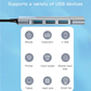 YESIDO 4 in 1 Functional USB Hub Adapter HB18 Tech House Singapore