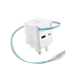 CUKTECH 67W CP6 GaN Charger Fast Charging Built-in Retractable USB-C Cable Tech House Singapore