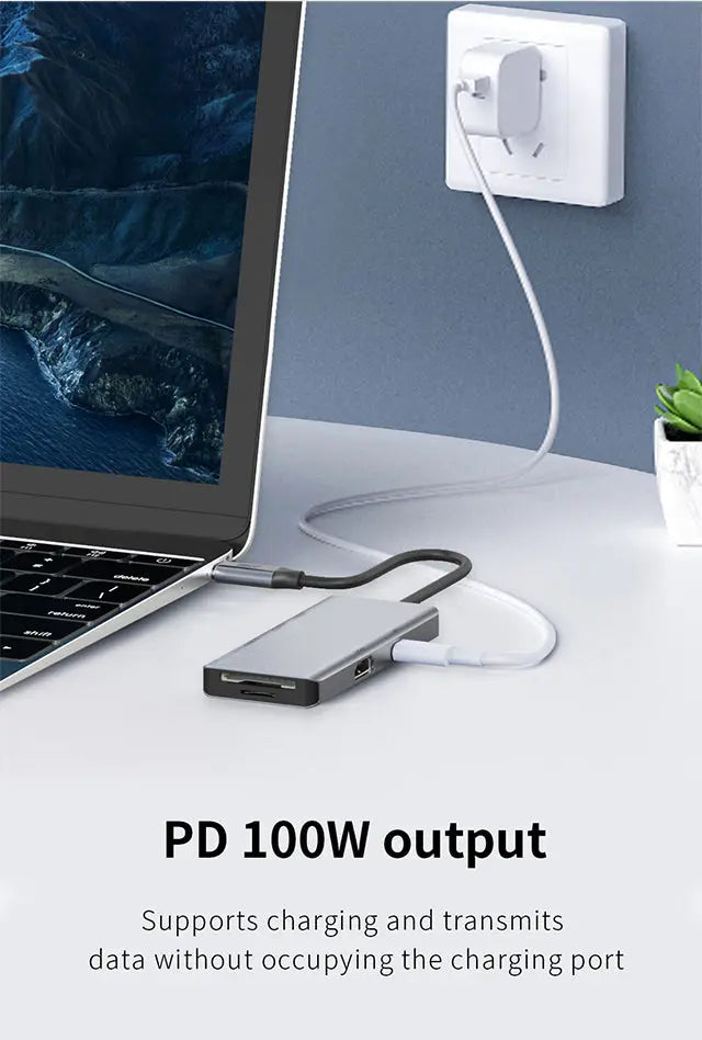 Recci 7 in 1 USB C Hub RH07 Tech House Singapore