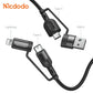 Mcdodo 4-in-1 Cable 60W Fast Charging (1.2M) CA-8070 Tech House Singapore