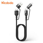 Mcdodo 4-in-1 Cable 60W Fast Charging (1.2M) CA-8070 Tech House Singapore